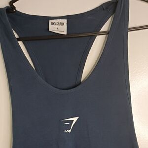 Gymshark Blue Tank Top Sleeveless Athletic Wear